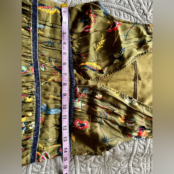 Abercrombie & Fitch Olive Butterfly Dress - Picture 4 of 6